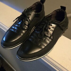 Black Leather Men's Shoes